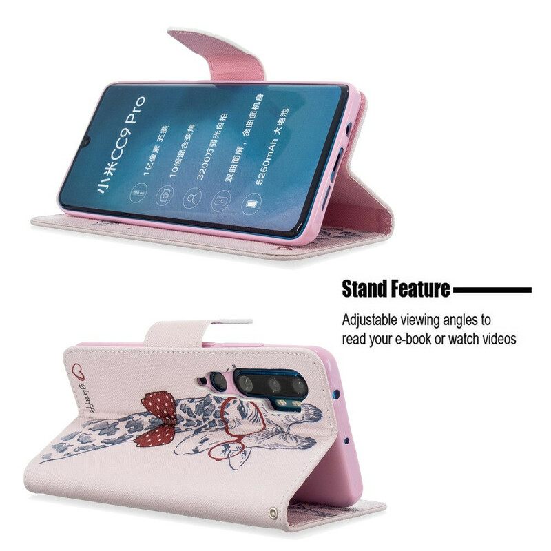 Flip Case Xiaomi Mi Note 10 / 10 Pro Brainy Giraffe