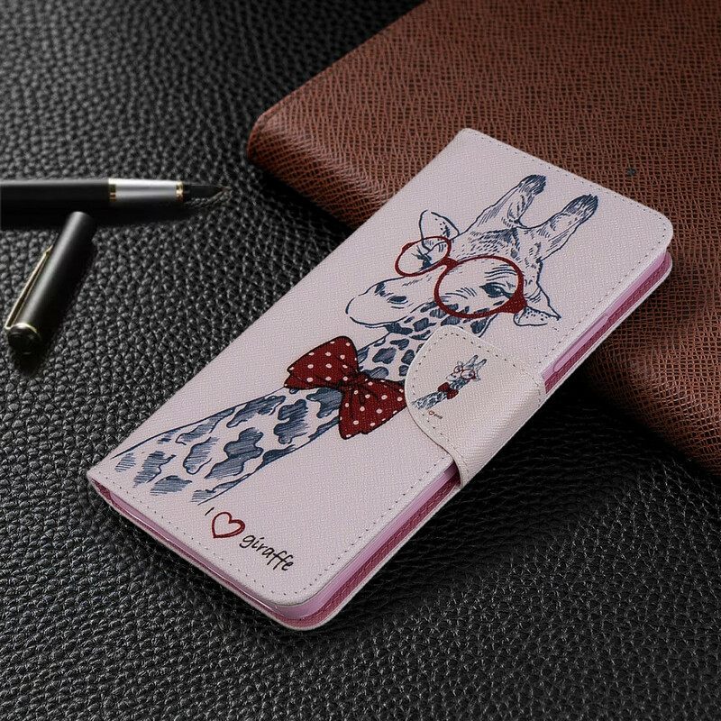 Flip Case Xiaomi Mi Note 10 / 10 Pro Brainy Giraffe