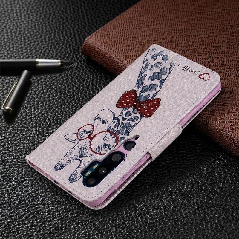 Flip Case Xiaomi Mi Note 10 / 10 Pro Brainy Giraffe