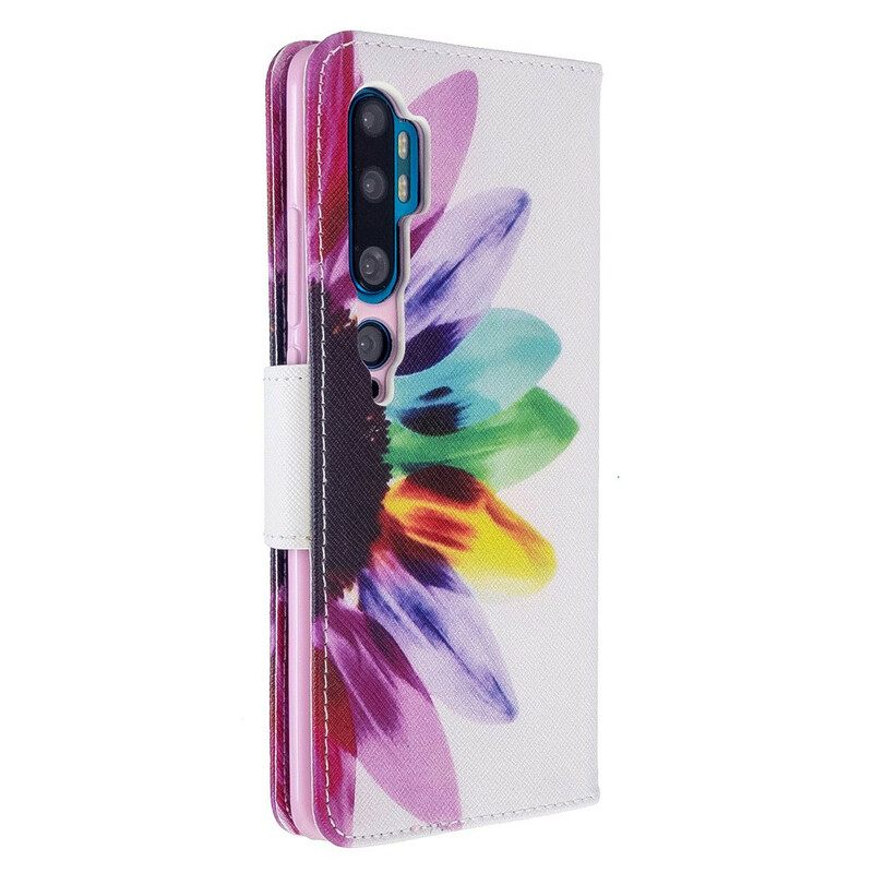 Flip Case Xiaomi Mi Note 10 / 10 Pro Flower Watercolour