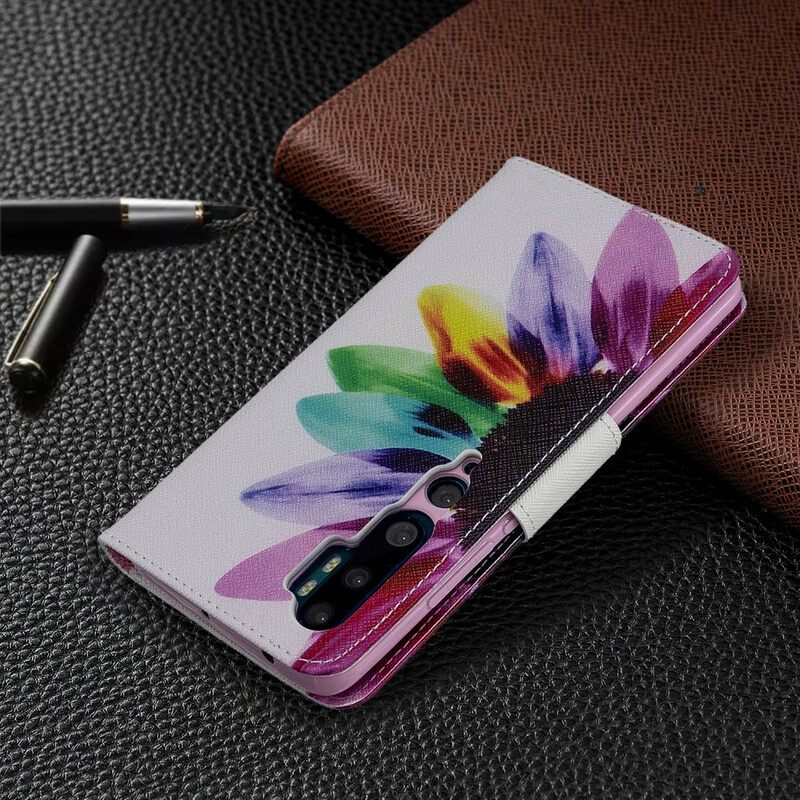 Flip Case Xiaomi Mi Note 10 / 10 Pro Flower Watercolour