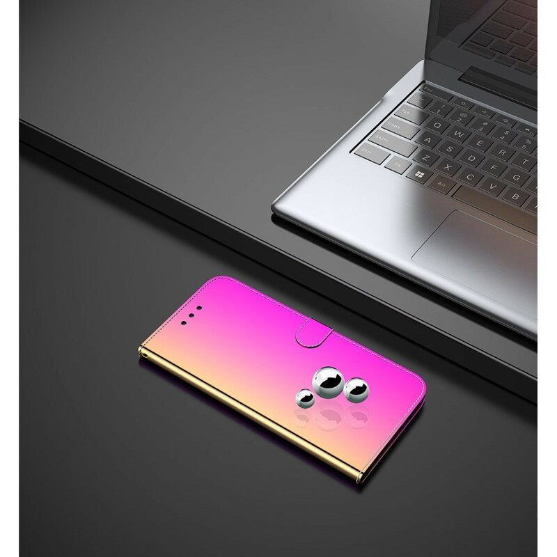 Kotelot Xiaomi Mi Note 10 / 10 Pro Keinonahkainen Peilin Kansi