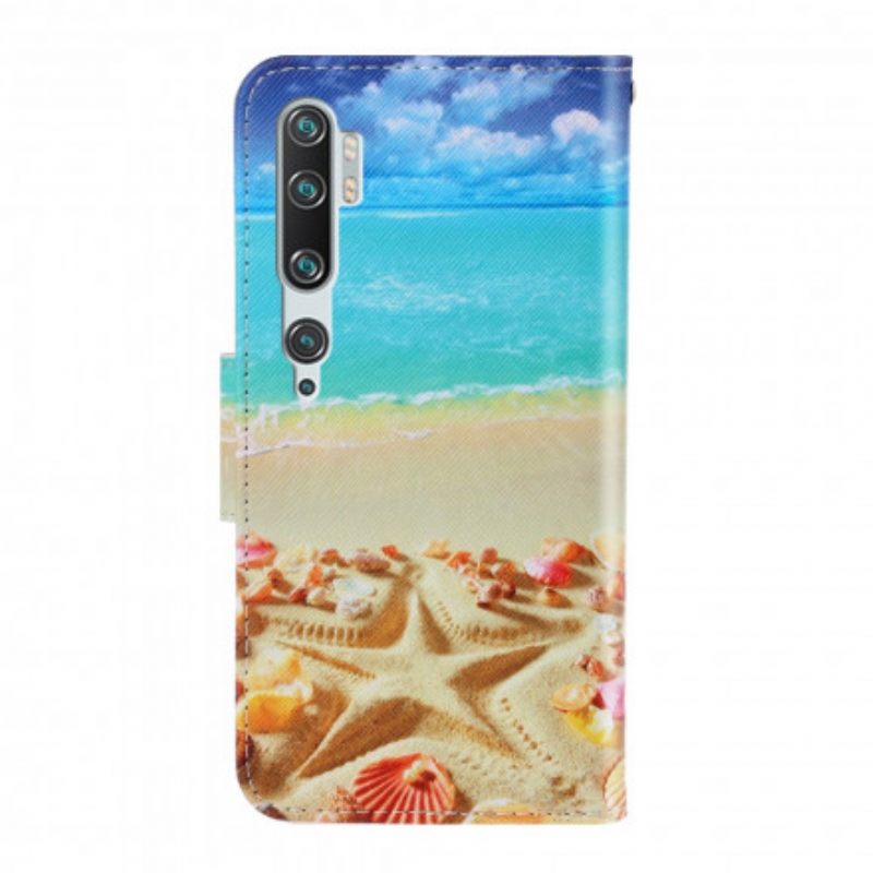 Kotelot Xiaomi Mi Note 10 / 10 Pro Suojaketju Kuori Beach Lanyardissa