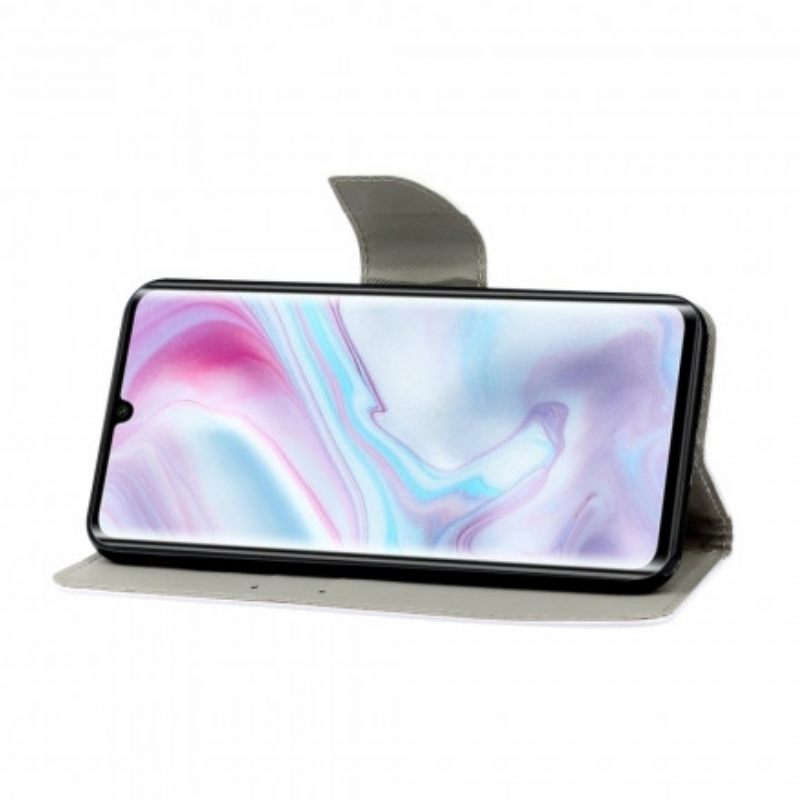 Kotelot Xiaomi Mi Note 10 / 10 Pro Suojaketju Kuori Butterfly Strap Muunnelmia