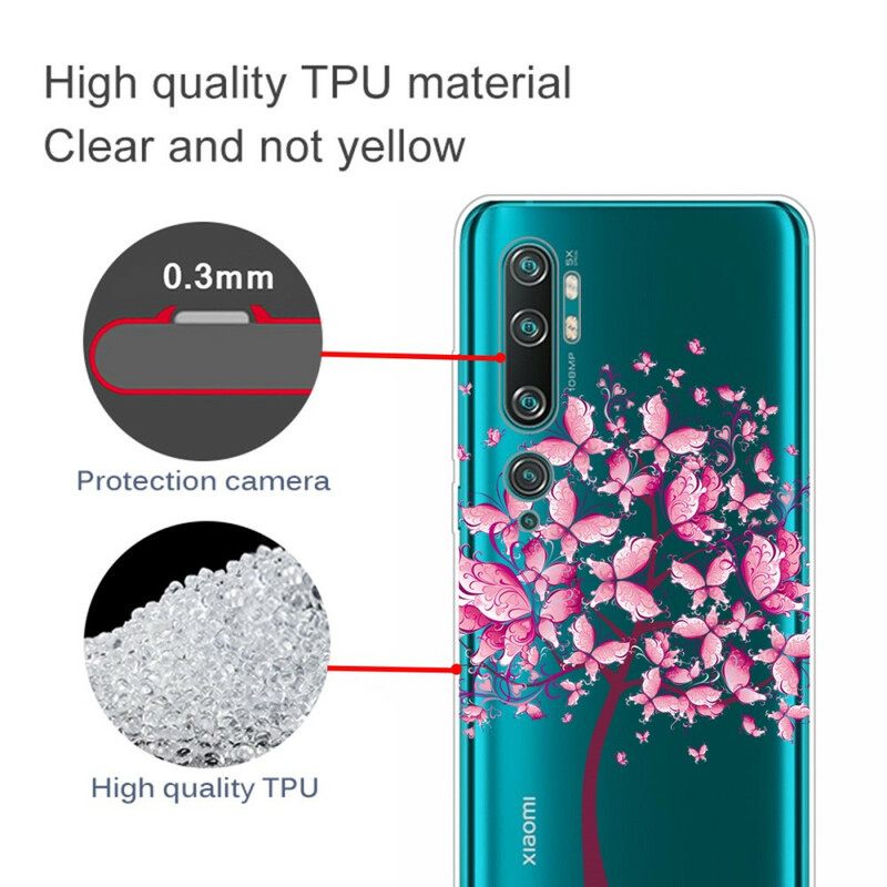 Kuori Xiaomi Mi Note 10 / 10 Pro Pink Tree Top