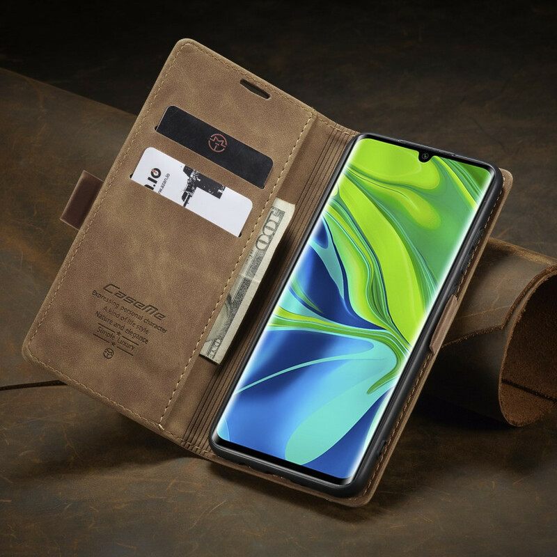 Puhelinkuoret Xiaomi Mi Note 10 / 10 Pro Kotelot Flip Caseme Keinonahka