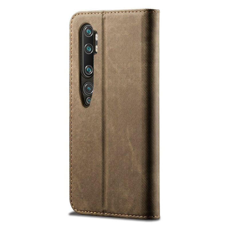 Puhelinkuoret Xiaomi Mi Note 10 / 10 Pro Kotelot Flip Denim Kangas