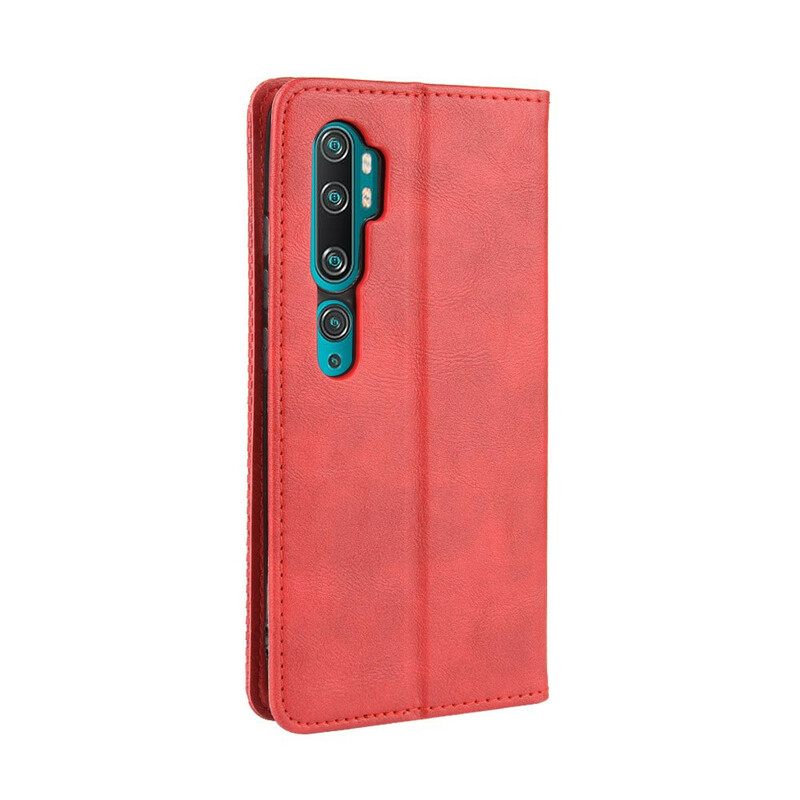 Puhelinkuoret Xiaomi Mi Note 10 / 10 Pro Kotelot Flip Tyylitelty Vintage-nahkaefekti