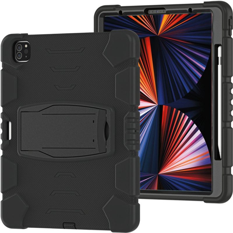 Case iPad Pro 12.9" (2021) (2020) (2018) Suojakuori Kolminkertainen Suoja Jalustalla