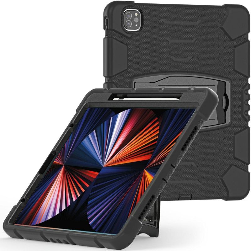 Case iPad Pro 12.9" (2021) (2020) (2018) Suojakuori Kolminkertainen Suoja Jalustalla