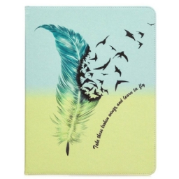 Flip Case iPad Pro 12.9" (2021) (2020) (2018) Feather Print Pattern