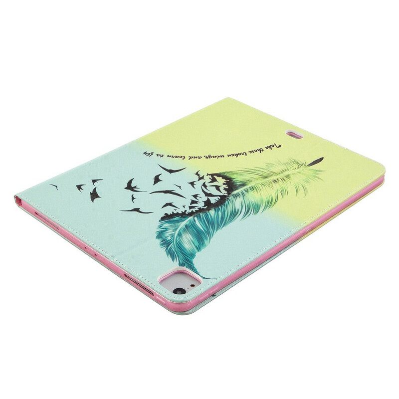 Flip Case iPad Pro 12.9" (2021) (2020) (2018) Feather Print Pattern