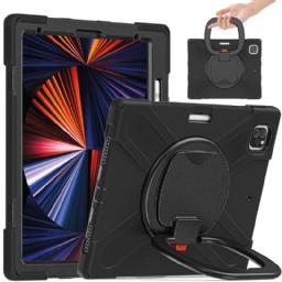 Kuori iPad Pro 12.9" (2021) (2020) (2018) Heavy Duty Pyörivä Rengastuki