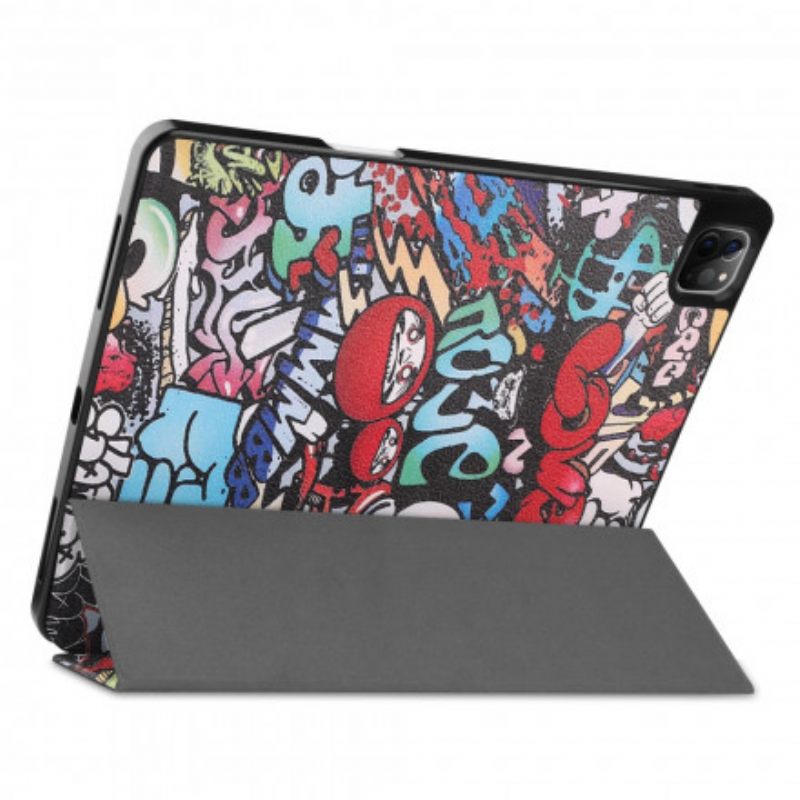 Puhelinkuoret iPad Pro 12.9" (2021) (2020) (2018) Graffiti-kynäpidike