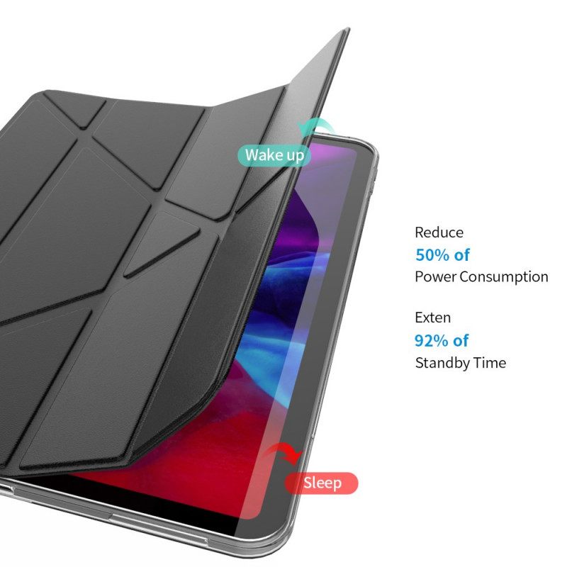 Puhelinkuoret iPad Pro 12.9" (2021) (2020) (2018) Yksinkertainen Origamisuunnittelu