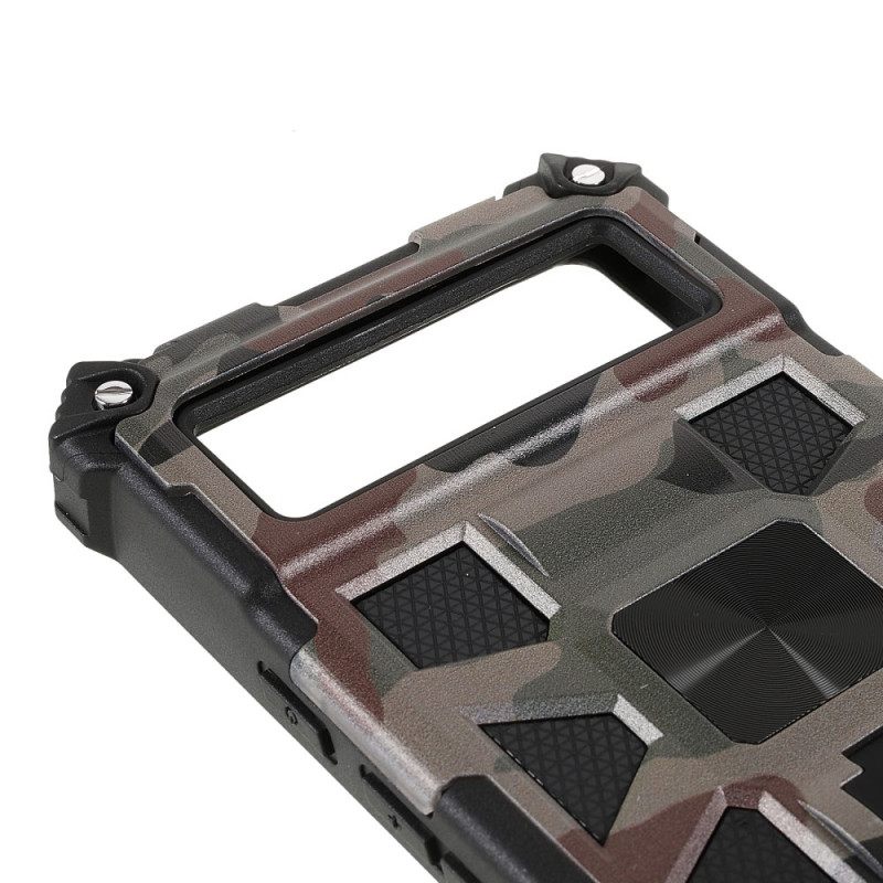 Case Google Pixel 6 Camouflage Irrotettava Tuki