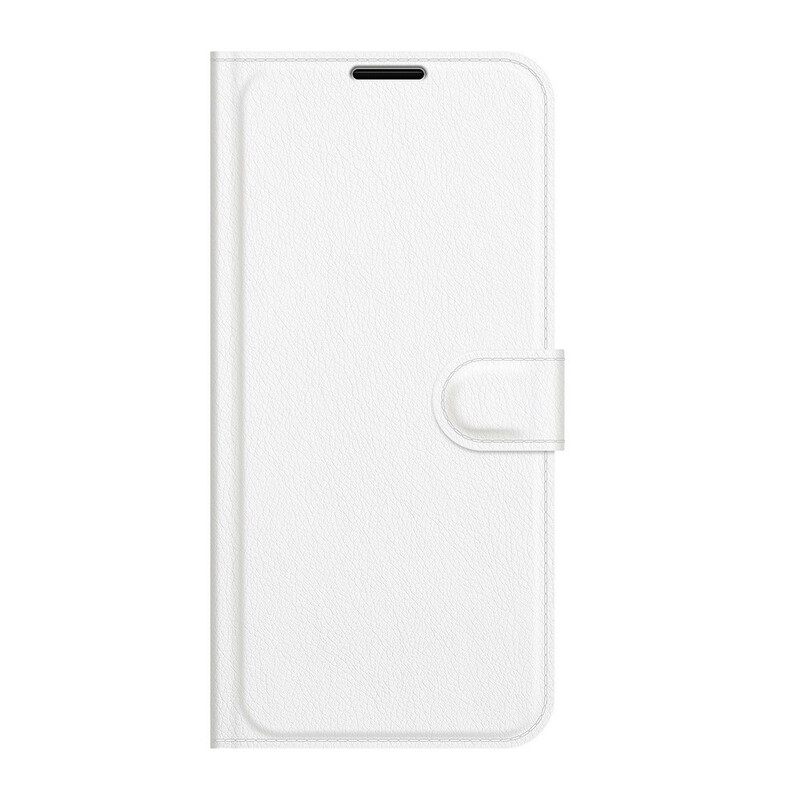 Flip Case Google Pixel 6 Classic Litchi Faux Leather