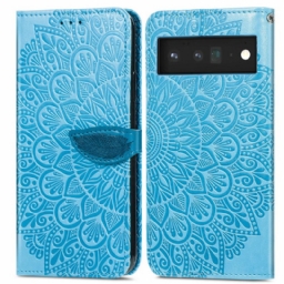 Flip Case Google Pixel 6 Tribal Leaves