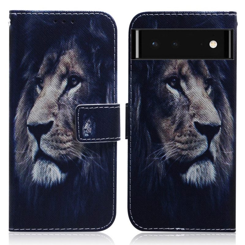 Kotelot Google Pixel 6 Dreaming Lion