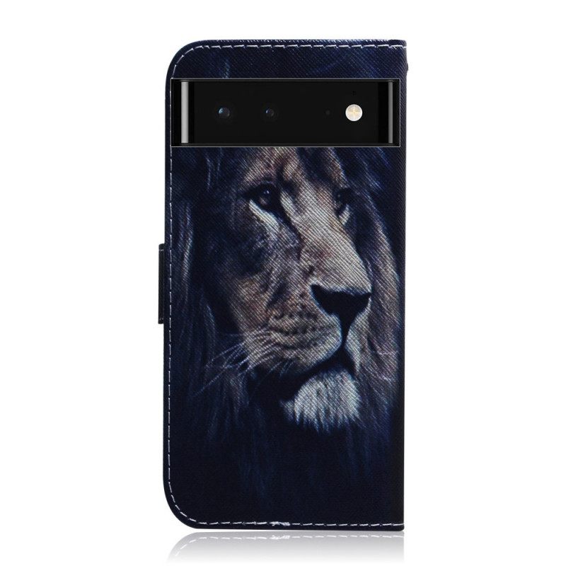 Kotelot Google Pixel 6 Dreaming Lion