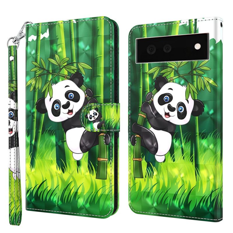 Kotelot Google Pixel 6 Panda Ja Bamboo