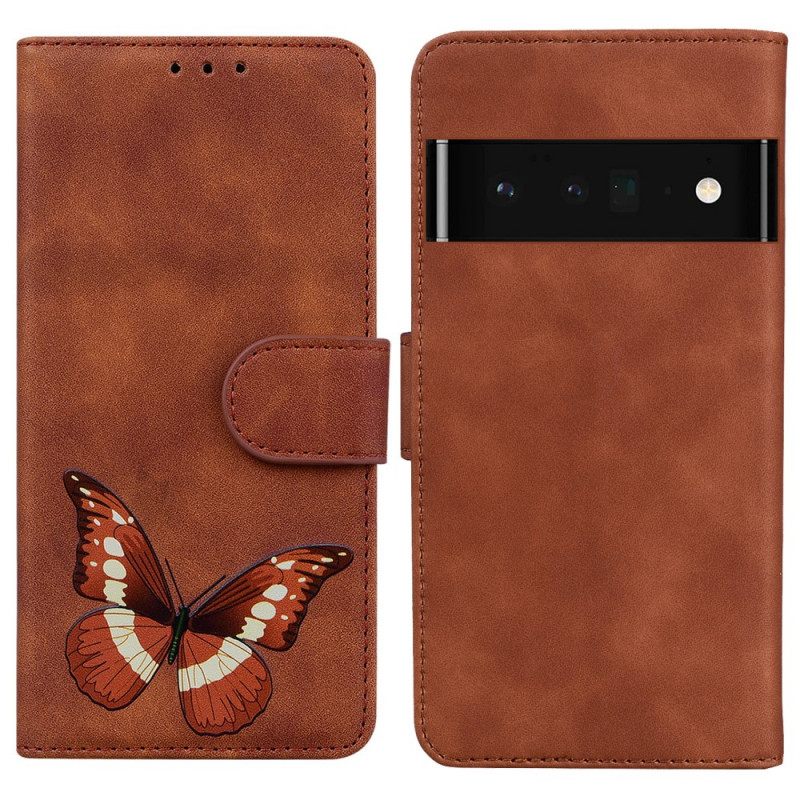 Kotelot Google Pixel 6 Skin-touch Butterfly