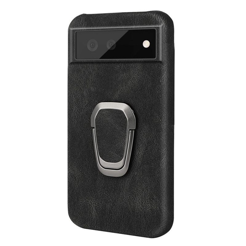 Kuori Google Pixel 6 Leather Effect Elegance Ring Tukee Uusia Värejä