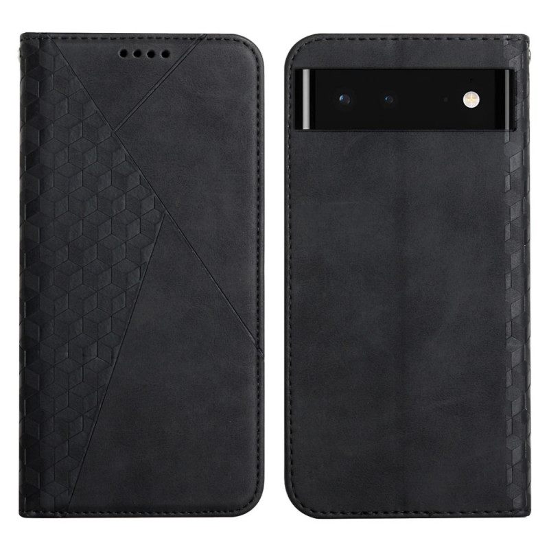 Puhelinkuoret Google Pixel 6 Kotelot Flip Geo Leather Effect