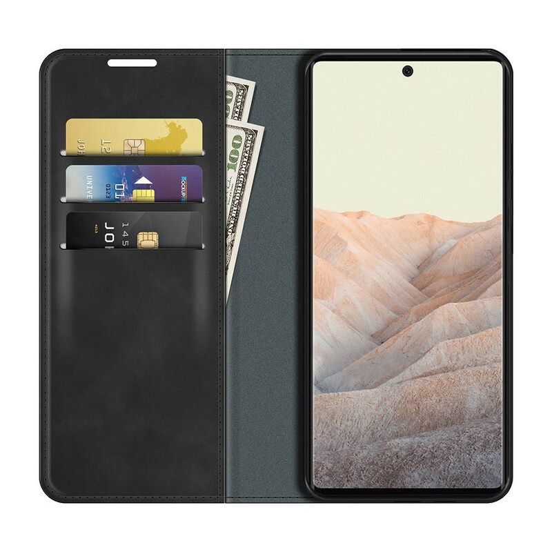 Puhelinkuoret Google Pixel 6 Kotelot Flip Skin-touch