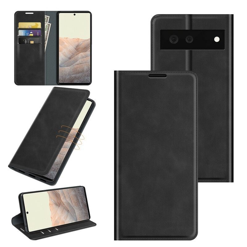 Puhelinkuoret Google Pixel 6 Kotelot Flip Skin-touch