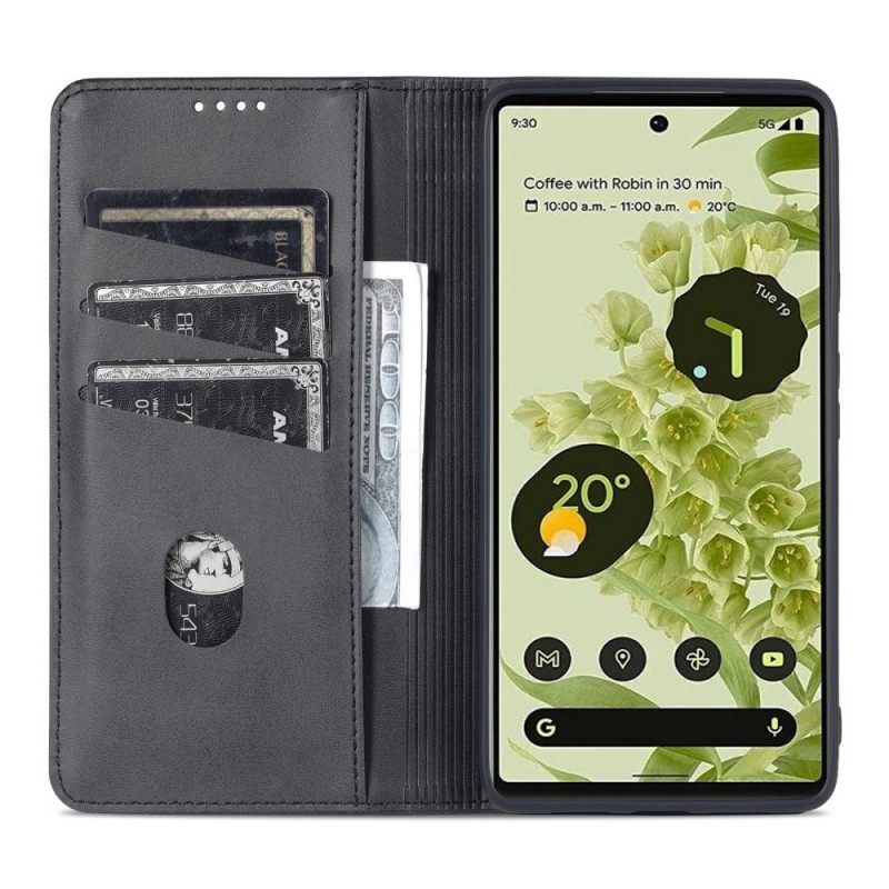 Puhelinkuoret Google Pixel 6 Kotelot Flip Style Leather Azns