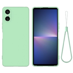 Case Sony Xperia 10 Vi Puhelinkuoret Nestemäinen Silikonihihna