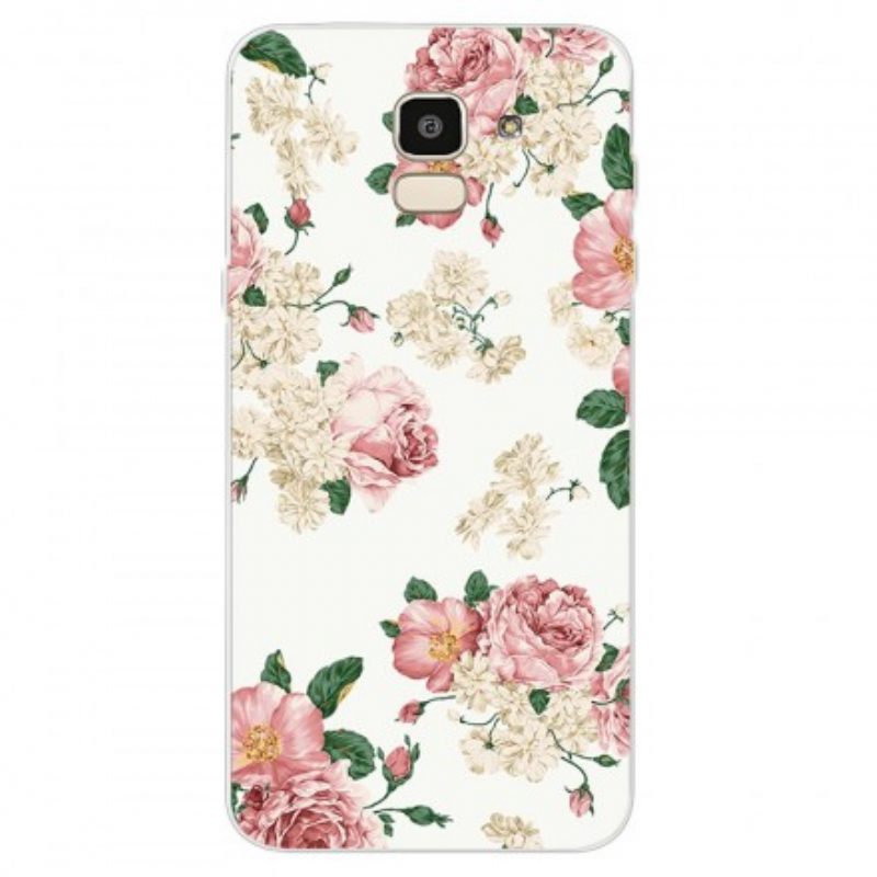 Case Samsung Galaxy J6 Liberty Flowers