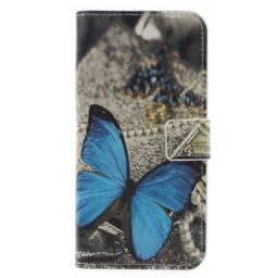 Kotelot Samsung Galaxy J6 Blue Butterfly