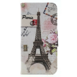 Kotelot Samsung Galaxy J6 Retro Eiffel-torni