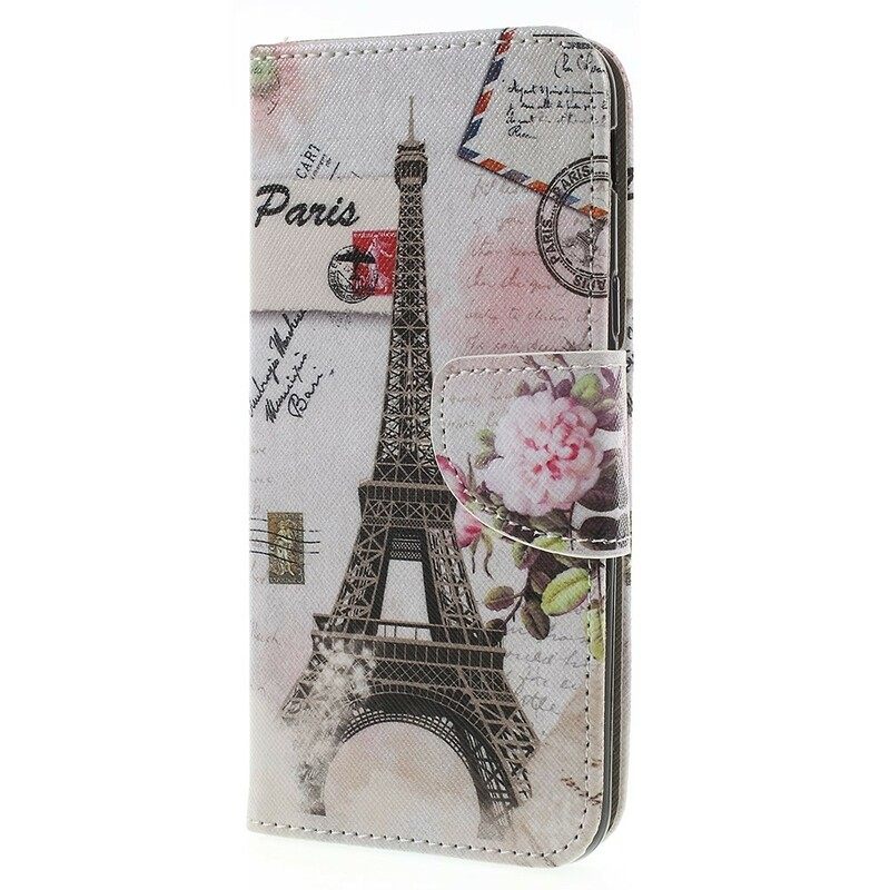 Kotelot Samsung Galaxy J6 Retro Eiffel-torni