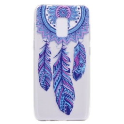 Kuori Samsung Galaxy J6 Dream Catcher Blue Feathers