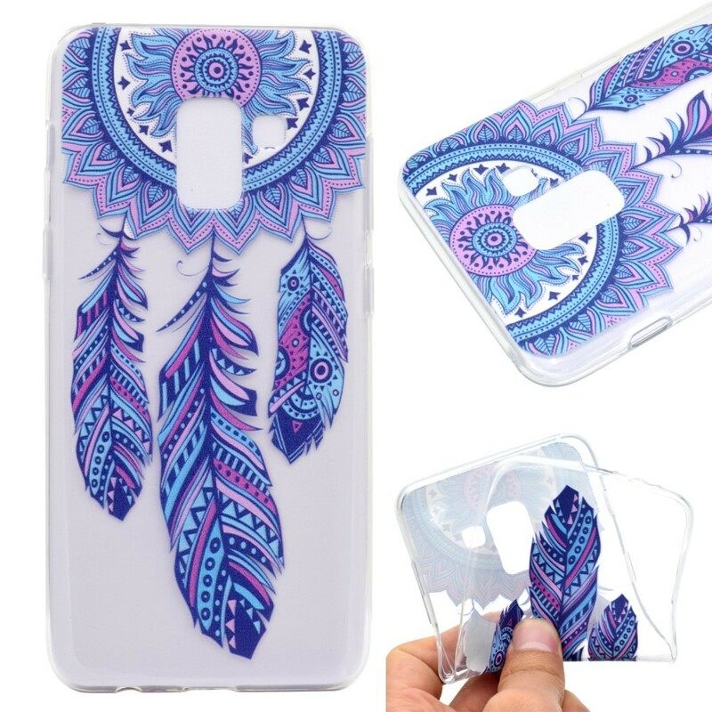 Kuori Samsung Galaxy J6 Dream Catcher Blue Feathers