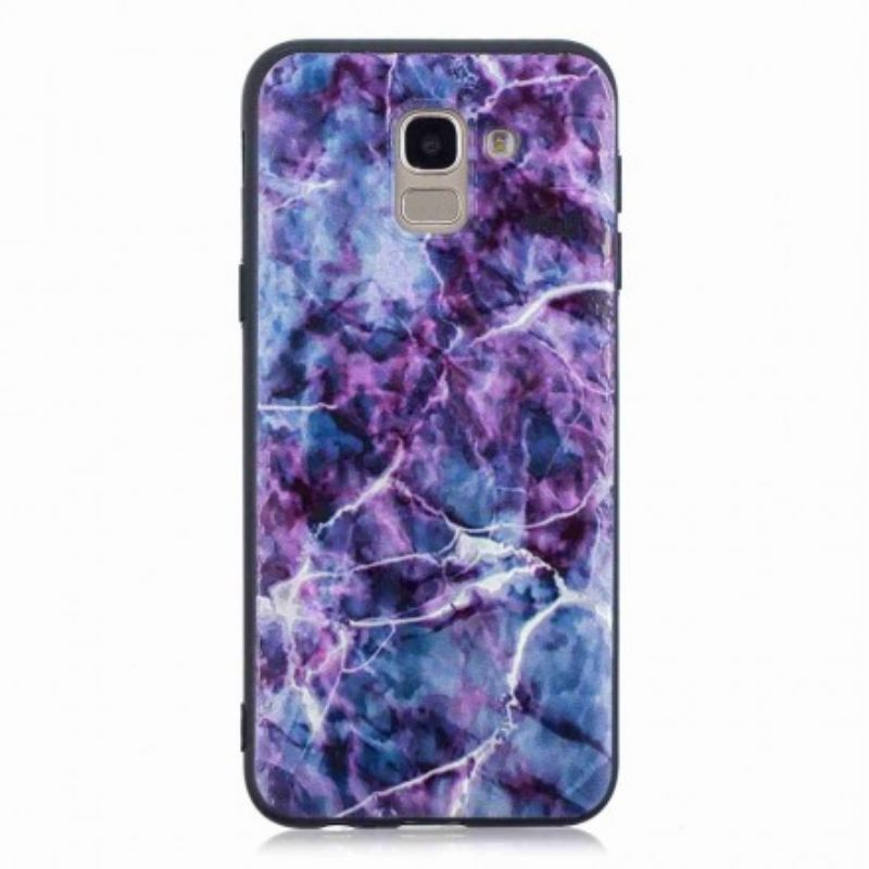 Kuori Samsung Galaxy J6 Purple Marble