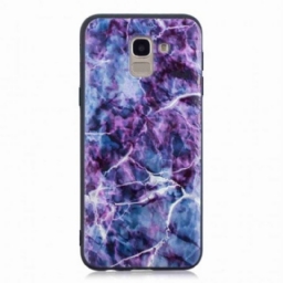 Kuori Samsung Galaxy J6 Purple Marble