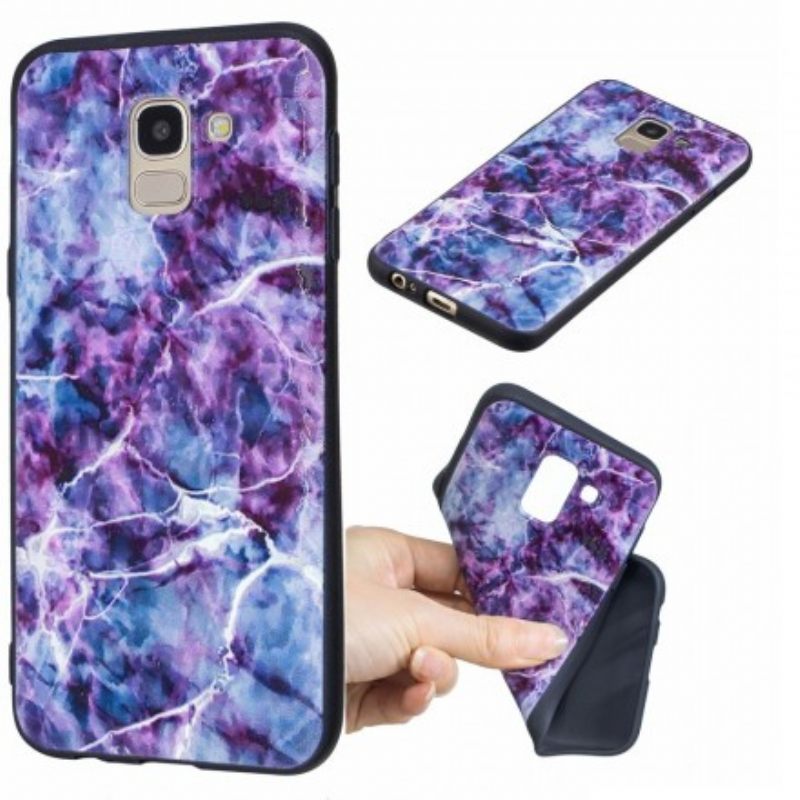 Kuori Samsung Galaxy J6 Purple Marble