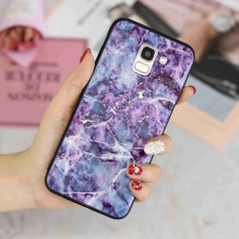 Kuori Samsung Galaxy J6 Purple Marble