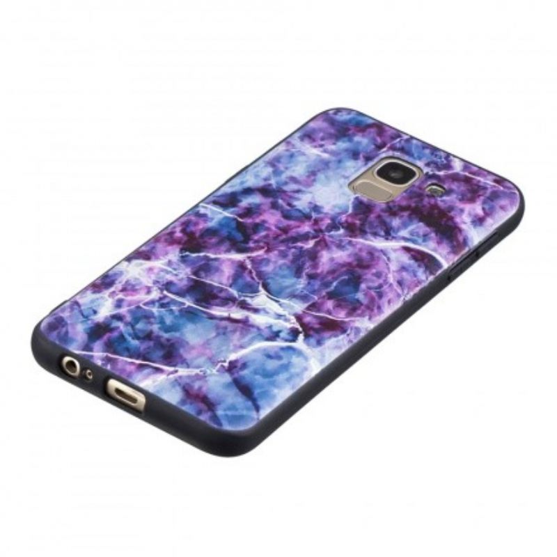 Kuori Samsung Galaxy J6 Purple Marble