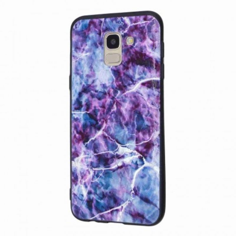 Kuori Samsung Galaxy J6 Purple Marble