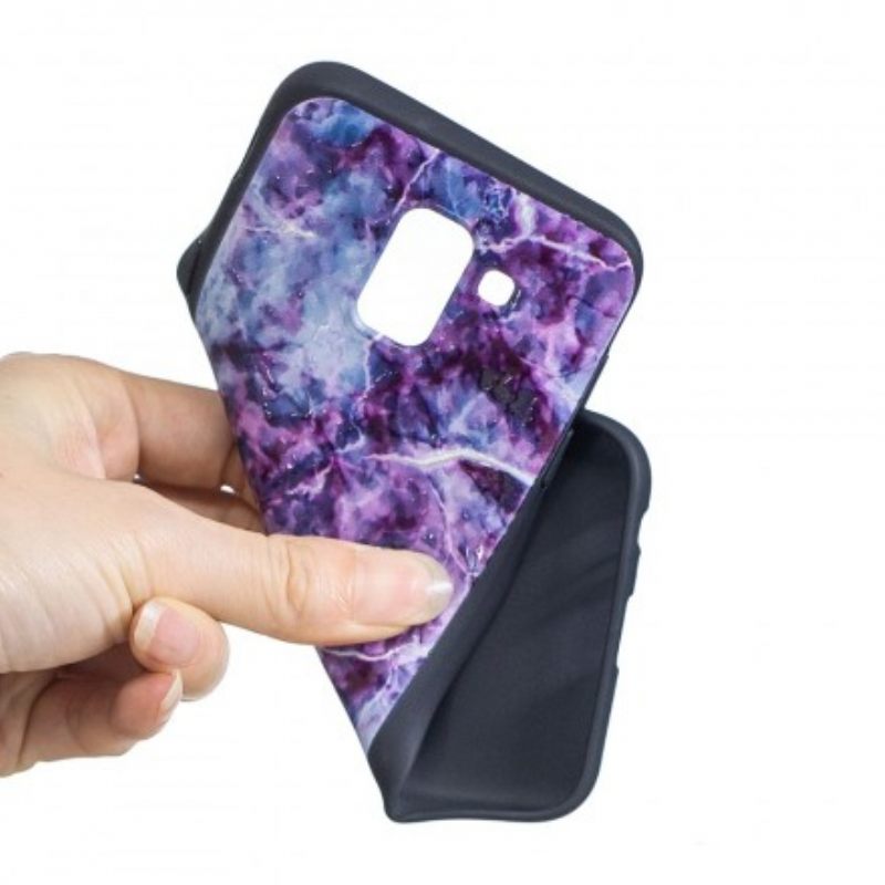 Kuori Samsung Galaxy J6 Purple Marble