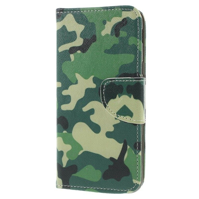 Nahkakotelo Samsung Galaxy J6 Military Camouflage