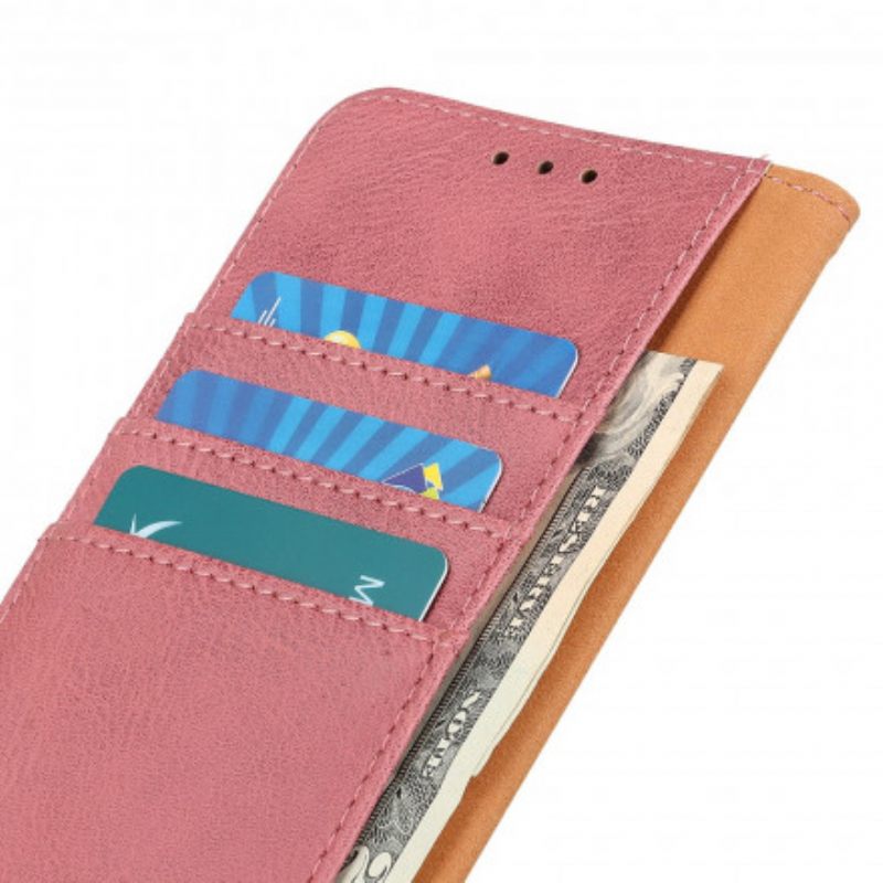 Flip Case Oppo A15 Keinonahka Khazneh