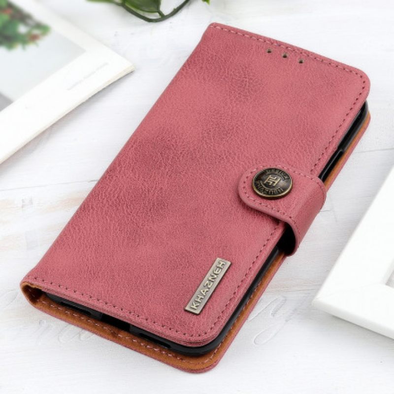 Flip Case Oppo A15 Keinonahka Khazneh