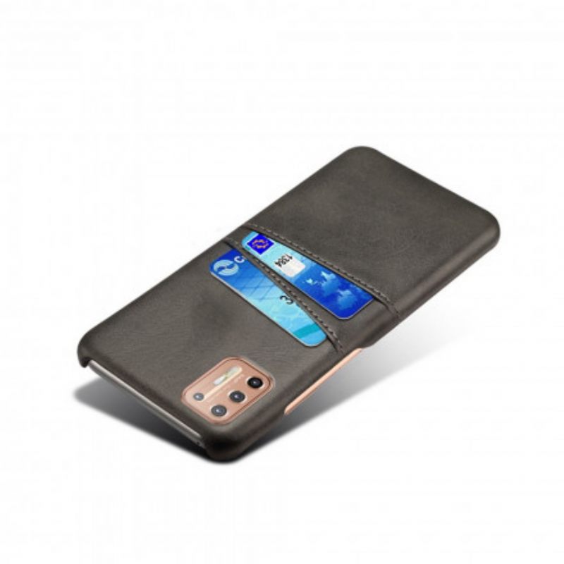 Case Moto G9 Plus Double Card Holder Ksq