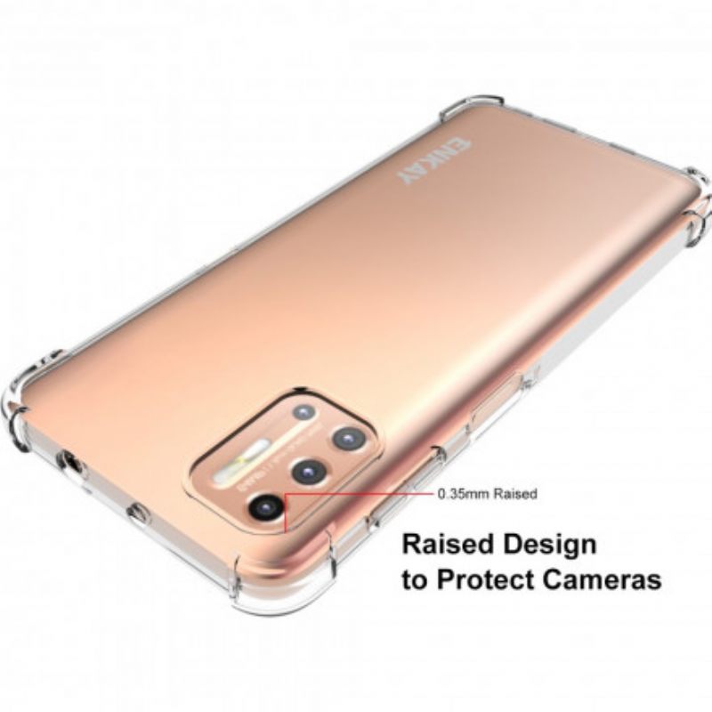 Case Moto G9 Plus Transparent Enkay